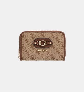 Portefeuille Samantha - Guess - Marron multi