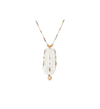 Collier sautoir en perles MERANGUE - Hipanema - Blanc