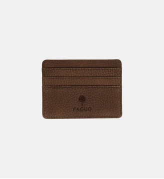 Porte-cartes cuir CARD HOLDER - Faguo - Camel