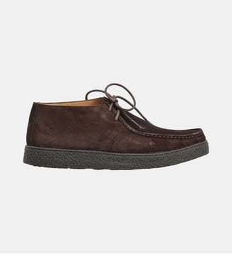 Boots chukkabee - cuir velours - Colisée Paris - Marron foncé