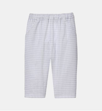 Pantalon taille élastiquée - Cyrillus - Carreaux bleu