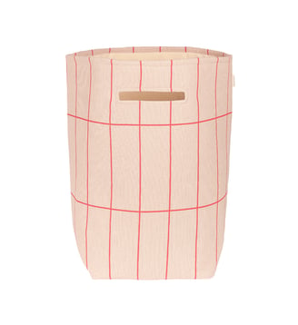 Grand panier de rangement Vibes - Nobodinoz - Rose