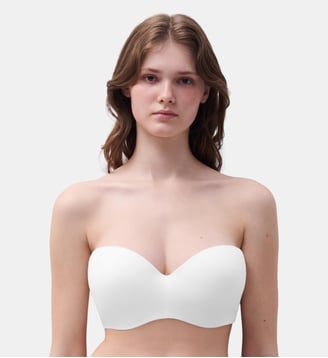 Soutien-gorge bandeau coques bretelles amovibles maille douce Chantelle
