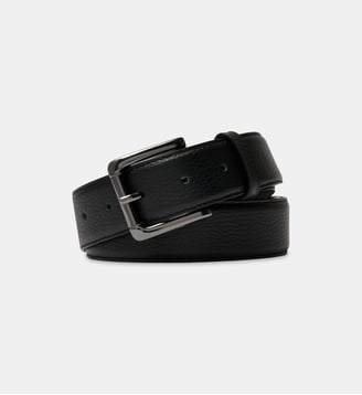 Ceinture fine  en cuir - Lancel - Noir