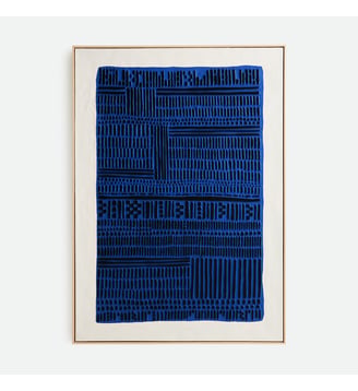Toile murale XL, largeur 100 x hauteur 140 cm - La Redoute Interieurs - Bleu