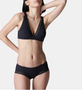 Soutien-gorge sans-armatures structuré - Noir - Simone Pérèle - Noir