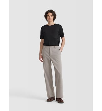 pantalon Danel seigle - Agnès b. - Marron seigle