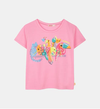 T-shirt avec imprimé orné de sequins - Billieblush - Malabar
