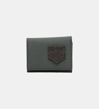 Étui à pièces avec patch embossé - Diesel - Vert