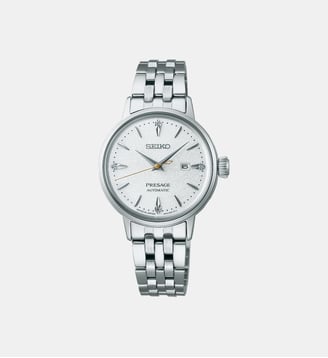 Montre automatique Presage Blanc SRE017J1 - Seiko - Argenté