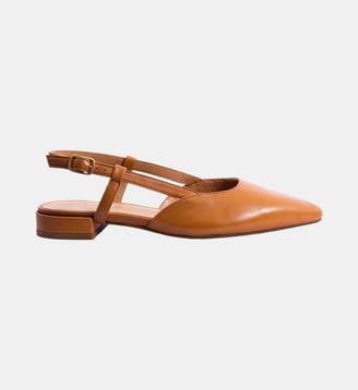Ballerines slingback Elise - Jules & Jenn - Camel
