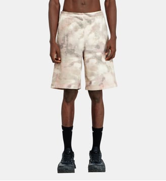 Shorts en molleton à imprimé camouflage digital - Diesel - Beige marron