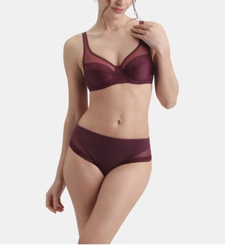 Slip Microfibre Generous - Dim - Figue