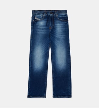 Coupe décontractée bleu moyen - D-Kros - Diesel Kids - Denim bleu