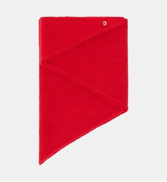 Foulard triangle en laine Maje