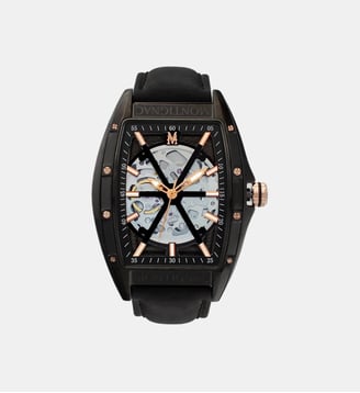 Montre automatique Round Noir MOW506 - Montignac - Noir