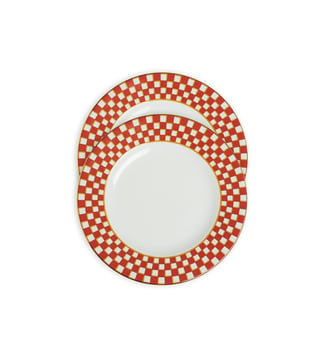 Assiettes Plate Apollo (Set de 2) - La DoubleJ - Mattone