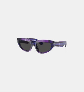Lunettes de soleil Œil de chat BE4425U - Burberry - Gris foncé