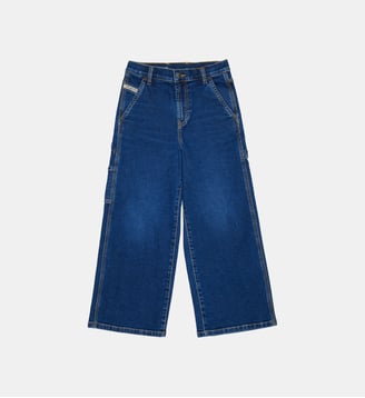 Jeans coupe décontractée bleu moyen - D-Argjx Work - Diesel Kids - Denim bleu