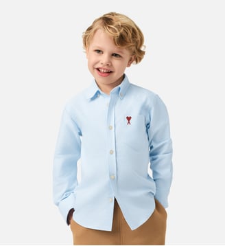 Chemise en coton Ami de Coeur - AMI Paris - Bleu ciel