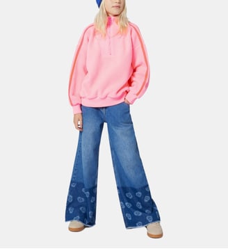 Sweat en polaire - Billieblush - Pêche
