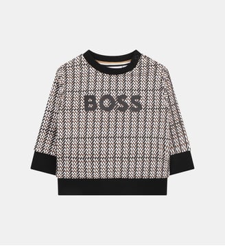 Sweat col rond - BOSS Kidswear - Black