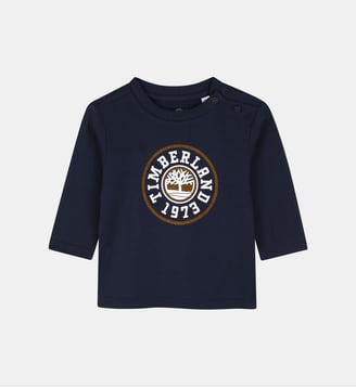 Tee-shirt manches longues - Timberland - Bleu cargo