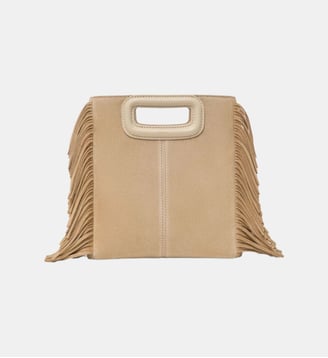 Sac M en suède - Maje - Cappucino