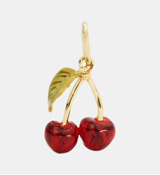 Pendentif cerises, Fougue et Amour Naissant - Les Néréides - Rouge