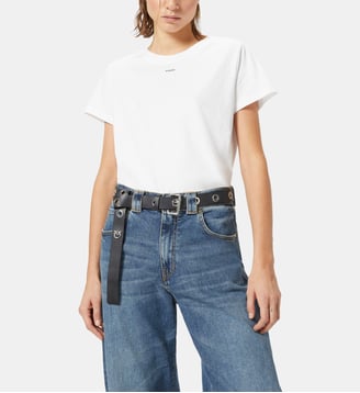 T-shirt à minilogo pinko - Pinko - Blanc