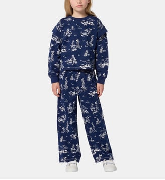 Sweat en molleton - Kenzo Kids - Medieval blue