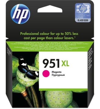 Cartouche d'encre N°951XL magenta - HP - Rouge