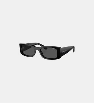 Lunettes de soleil Rectangulaire VO5584S - Vogue - Gris foncé