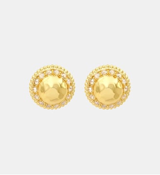 Boucles d'oreilles clip  rond  - Gloria - Satellite - Doré