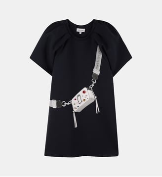Robe avec manches ballon - Marc Jacobs Kids - Dark blue