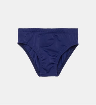 Slip de bain avec logo - Diesel Kids - Bleu