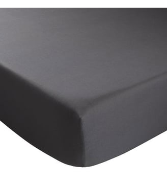 Drap housse Coton Antibactérien - Dodo - Anthracite