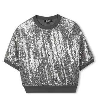 Haut à manches courtes - DKNY - Silver