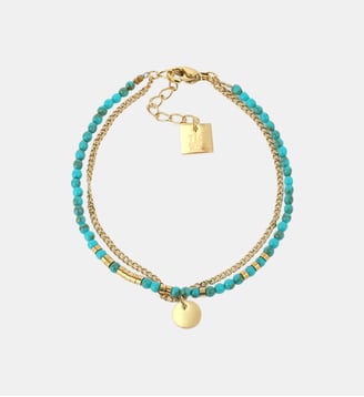 Bracelet Apache  en Acier doré Zag Bijoux