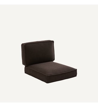 Coussins en laine et polyester - AM.PM - Chocolat