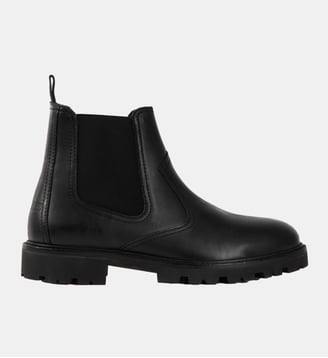 Bottines Chelsea en cuir - The Kooples - Noir