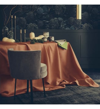 Nappe unie en lin, 170 gr/m², FLORENCE - Alexandre Turpault - Marron cuivré