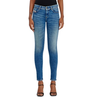 Skinny Jeans Regular Waist 2017 Slandy - Diesel - Bleu moyen