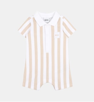 Combishort à rayures - BOSS Kidswear - Sand