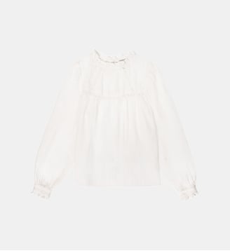 BLOUSE uni BIRSENA - La Petite Etoile - Écru
