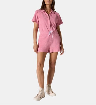 Combi-short éponge Tide - Jott - Pink antique