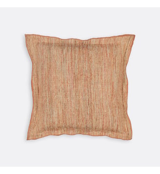 Housse de coussin en coton, lin et soie AM.PM