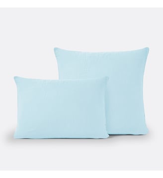 Taie d'oreiller unie gaze de coton La Redoute Interieurs