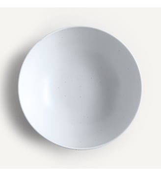 Saladier en porcelaine mouchetée - AM.PM - Blanc