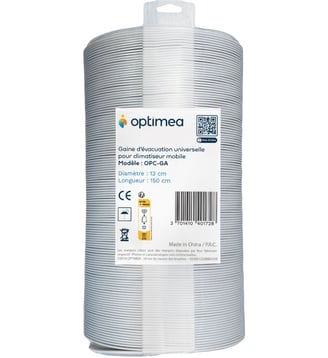 Climatiseur Accessoire evac univ pour clim 13 cm - Optimea - Standard
